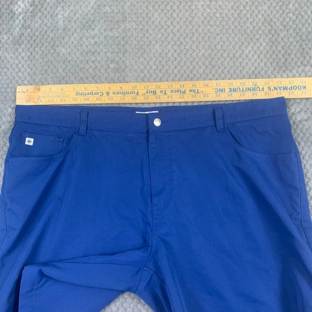 Peter Millar Crown Sport Golf Shorts Mens 44 Blue Performance Stretch MF19EB66FB